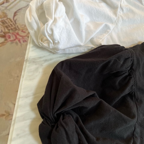 7 For All Mankind Knotted Sleeve T-shirt Bundle - Picture 4 of 5